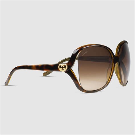 gucci tortoise aviator sunglasses|gucci 53mm square sunglasses.